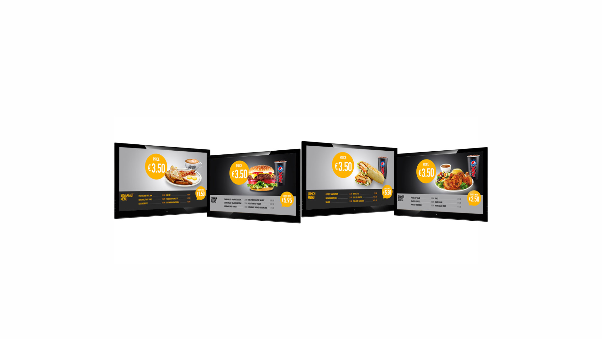 digital menu boards